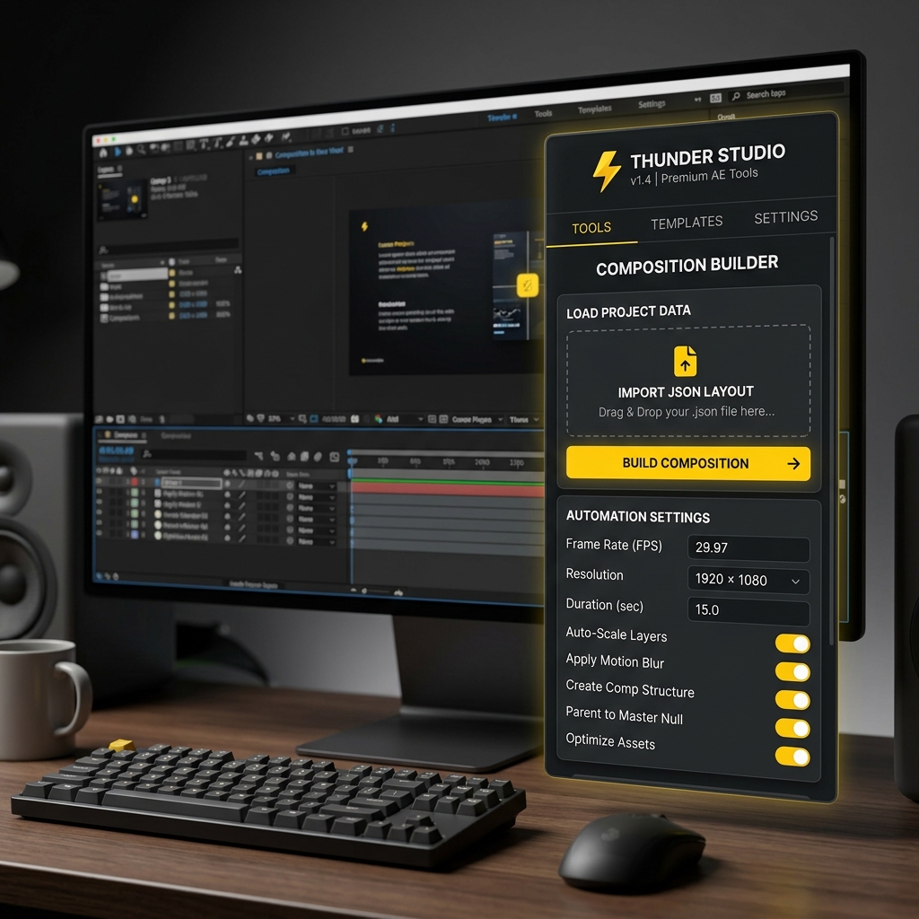 Thunder Studio — Adobe After Effects Extension Panel